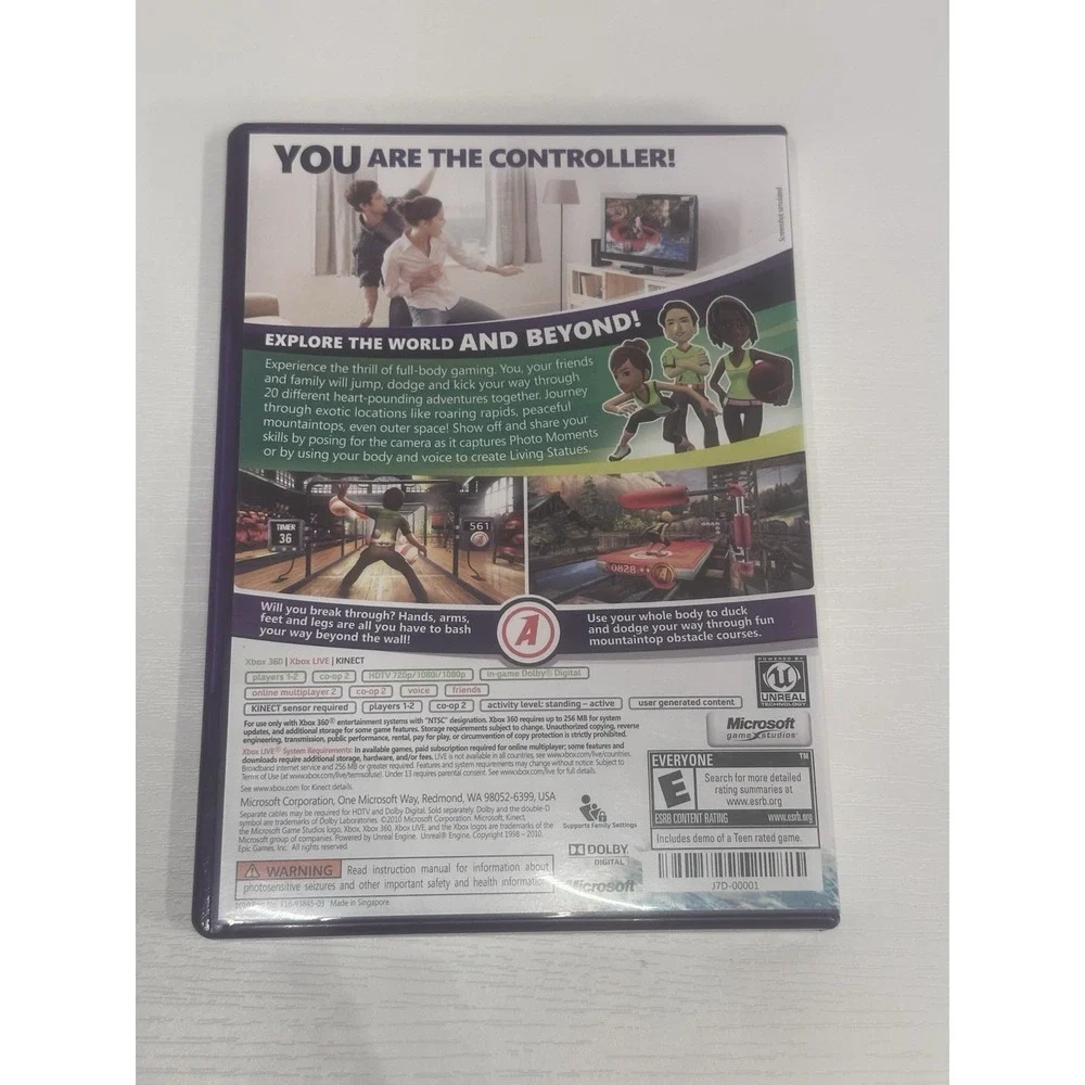 Kinect Adventures! Xbox 360 Complete With Manual